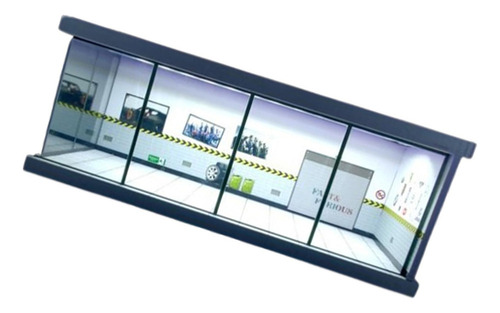 Vitrina Led Para Estacionamiento A Escala 1:64, Vitrina A