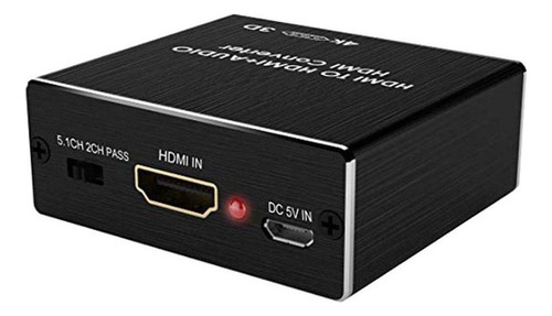 Conversor Divisor De Áudio Digital Extrator De Áudio 4k