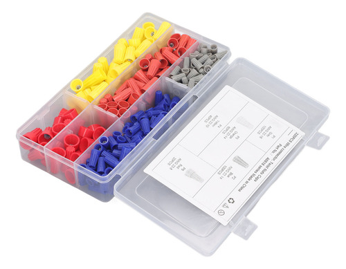 Juego De Conectores Colorful Wire Caps, 320 Piezas, Multifun