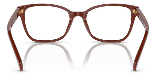 Armação Óculos De Grau Ralph Ralph Lauren Ra7137u 6134 53 Cor Vermelho-amarronzado Brilhante