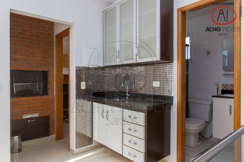 Imagem 21 de 30 de Cobertura Com 3 Dormitórios, 3 Suite, 2 Vagas Demarcas À Venda, 230 M² Por R$ 1.500.000 - Aparecida - Santos/sp - Co0113