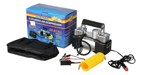 Compresor De Aire Inflador 2 Cilindros Auto Bicicleta Camión