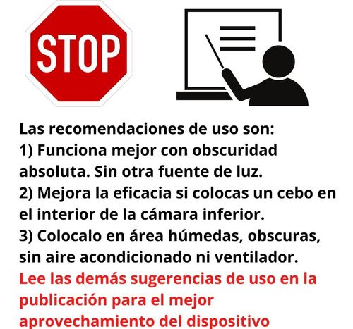 Imagen 2 de 10 de Lampara Mata Mosquitos Trampa Atrapa Anti Insectos Electrico