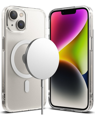 Funda Ringke Fusion Magnetic Para iPhone 14 De 6.1 Impacto Color Clear Matte (transparente Matte) iPhone 14 6.1