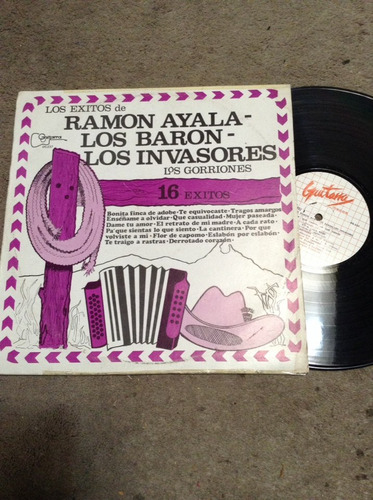 Lp Exitos Ramon Ayala,los Invasores,los Baron