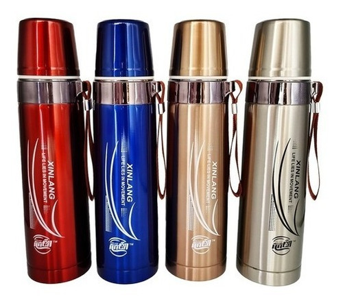 Termo De Agua Acero Inoxidable 750 Ml Agua Deporte Fitness