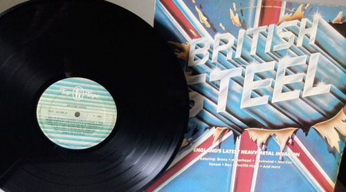 Lp - British Steel - Heavy Metal Invasion (hawkwind, Venon) (Usado)