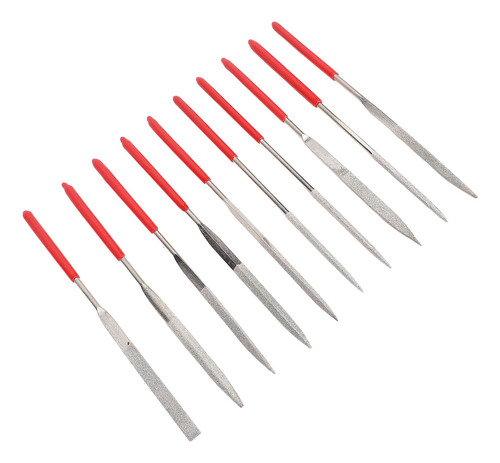 Juego De 10 Herramientas Para Uñas De Metal, Lima De Uñas, C