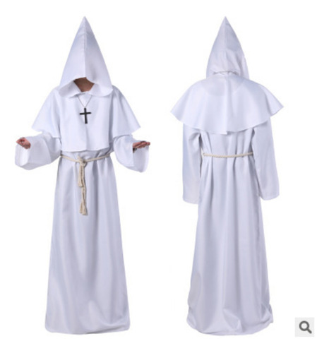Disfraz De Monje Medieval Vintage De Horror Grim Reaper