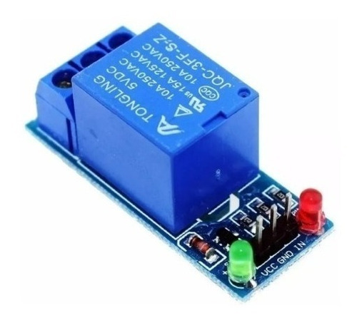 Modulo Rele 1 Canal Led Indicador Para Arduino Pi Pic 5v/10a