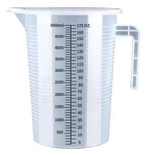Para Medir Frasco 5 Litros Frasco Misturador Plástico
