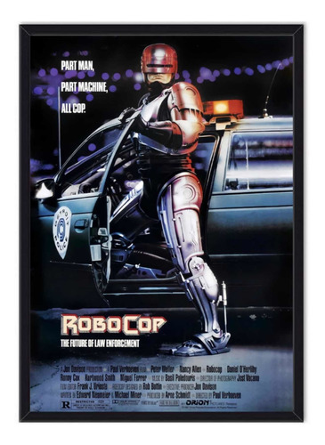 Cuadro Enmarcado - Afiche Película Robocop
