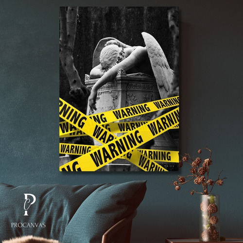Cuadro Decorativo Canvas Para Estancias Fallen Angel Warning