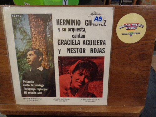 Gimenez Aguilera Rojas Paraguay Vinilo Simple L Folklore