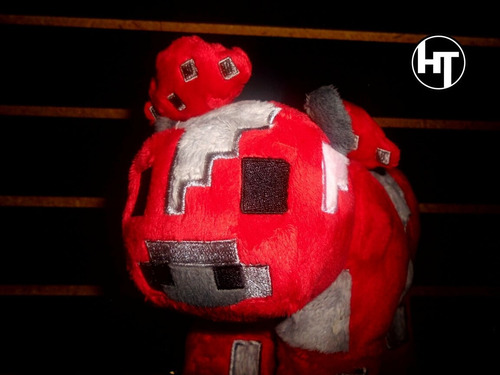 Imagen 2 de 10 de Minecraft, Mooshroom, Peluche, Jazware Toys, 12 Pulgadas