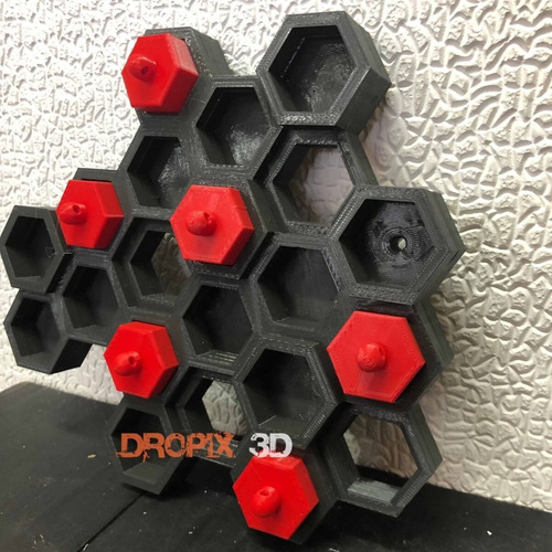 Imagen 3 de 11 de Porta Llaves Hexagonal