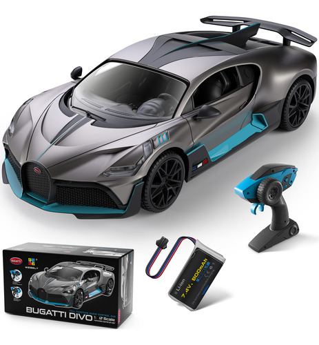 Auto A Control Remoto Miebely Bugatti Divo Escala 1/12 Color Personaje