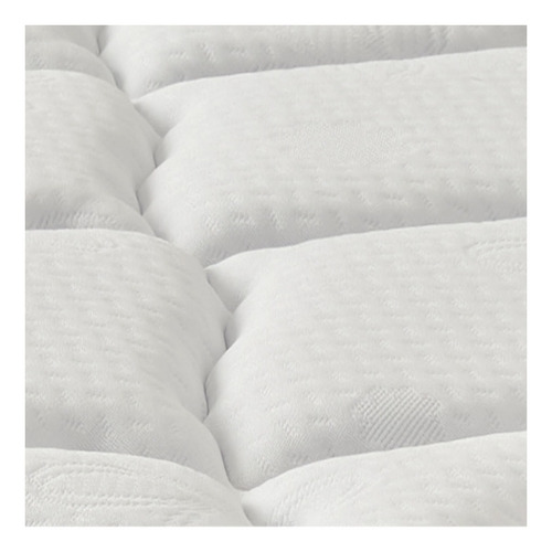 Imagen 3 de 3 de Colchón Queen de resortes Fantasía Galaxy beige y gris - 160cm x 190cm x 29cm con doble pillow