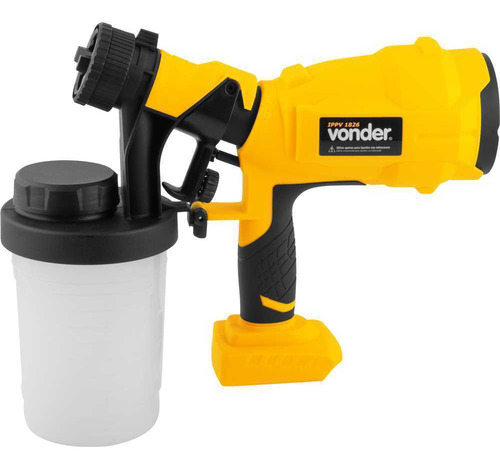 Pistola Pintura Linha Intercambiável + 1 Bateria 5ah Vonder