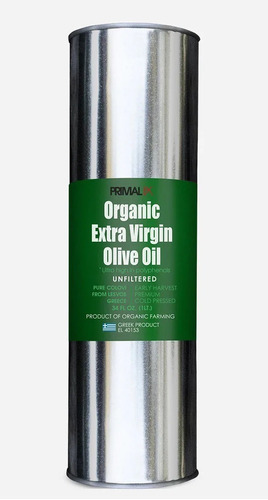 Imagen 1 de 3 de Organico Extra Virgin Olive Aceite Primal Sin Filtrar 1 Litr