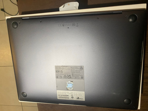 Laptop Huawei Matebook X Pro I7 16gb Ram 1tb Gpu Iris Xe Plata (Usado)
