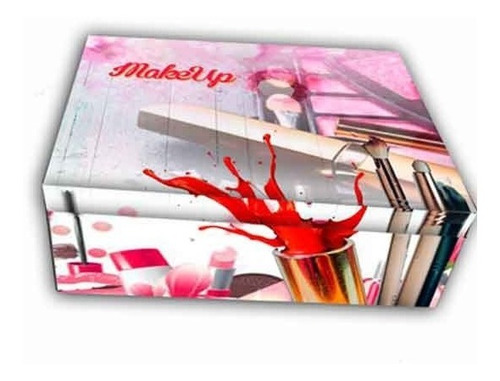Imagen 4 de 7 de Make Up Caja De Maquillaje Con Divisiones (6 Divisiones)