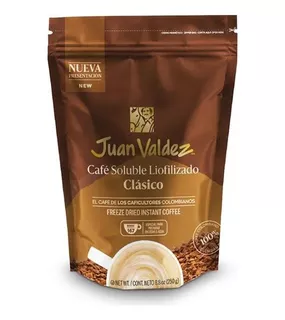 Cafe Colombiano Soluble Juan Valdez 250gm