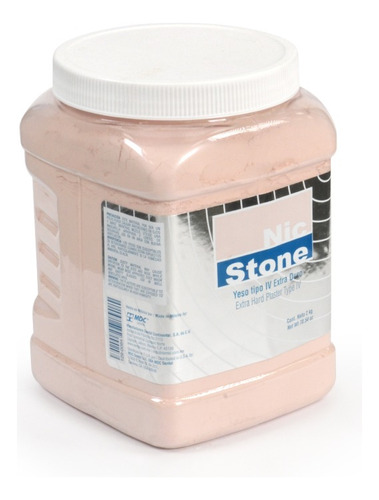 Yeso Tipo 4 Rosa Velmix Bote 2 Kg Nic Tone