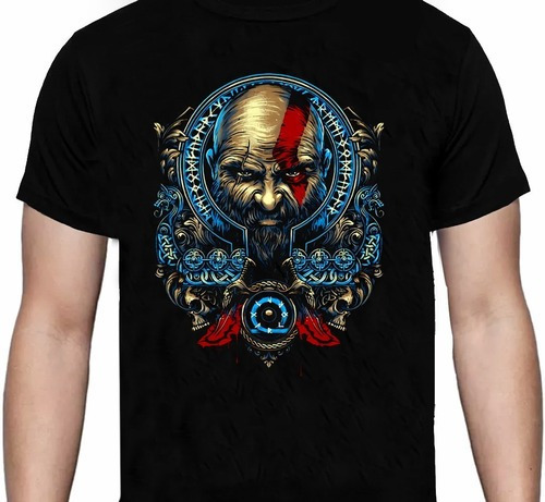 God Of War - Cara - Kratos - Polera - Cyco 