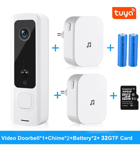 Video Doorbell Smart Home Wireless Wifi Phone Intercom Bell