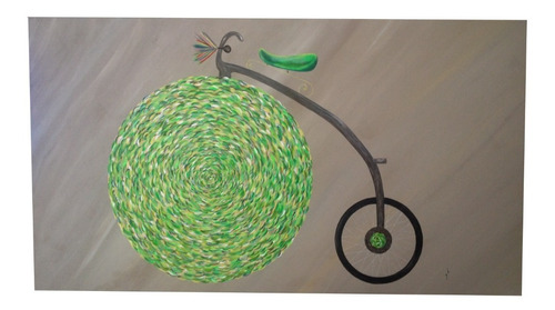 Pintura En Acrílicos Y Óleos Bicicleta Gb