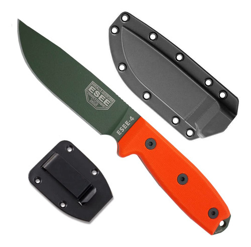 Esee - Cuchillo De Supervivencia 4p - Cuchillo De Hoja Fija