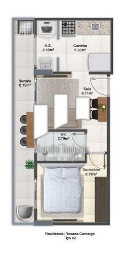 Imagem 3 de 15 de Lindo Apartamento Na Guilhermina Em Praia Grande Sp.