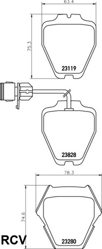 Balatas Disco Delantera Para Tex23280 Audi S6 Quattro 2003