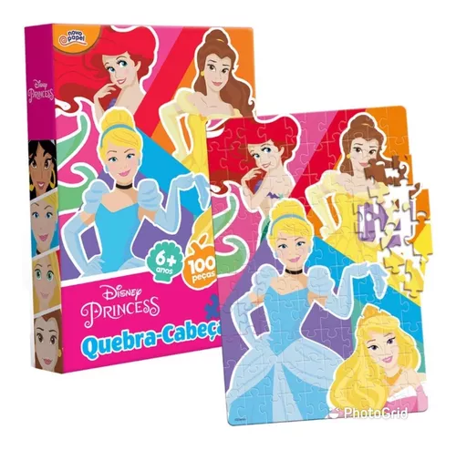 Princesas - Quebra-cabeça - 100 peças Metalizado - Toyster Brinquedos :  : Brinquedos e Jogos