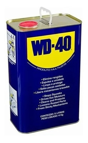 Wd40 Oleo Produto Multiusos - Desengripa Lubrifica 5 Litros