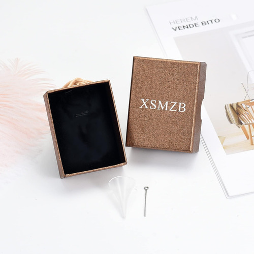 Xsmzb Collares De Urna Para Cenizas Con Forma De Bala, De De