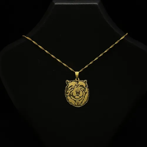 Dije Perro Chow Chow Mascota Oro 18k