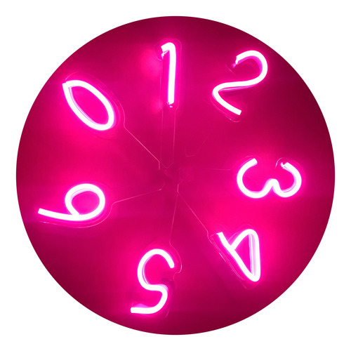 Velas Neón Led Paquete Con 10 Piezas - Números Cumpleaños