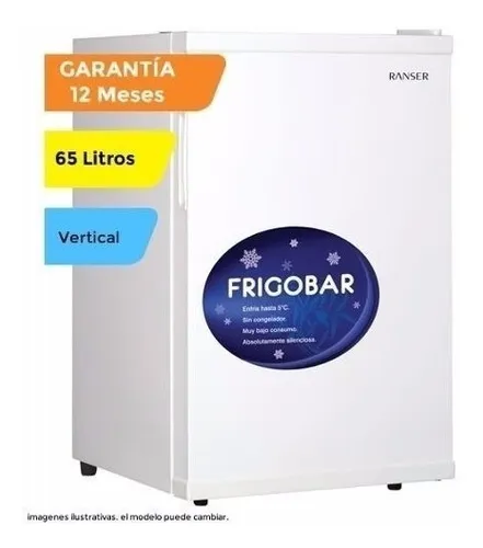 Frigobar Ranser Fb-ra01 65lts 5 Niveles De Frío  Eps