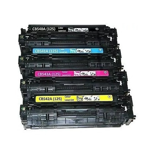 Combo C/4 Cartuchos Para Impressora Laserjet Color Cp1215