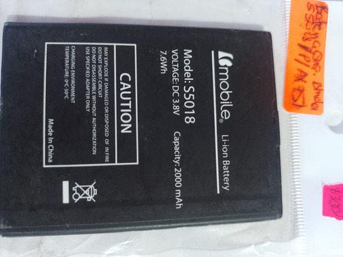 Refaccion De Carga Original B Mobile S5018 P/ Telefono Ax751