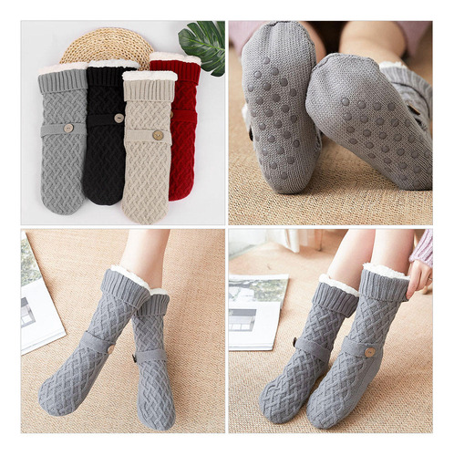 1 Par De Calcetines Navideños Para El Hogar, Calcetines De F
