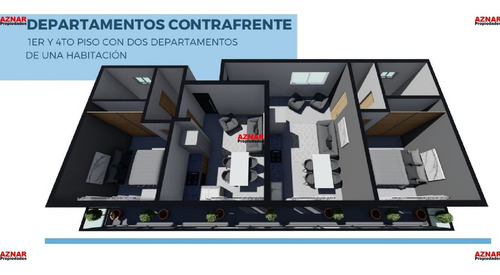 Imagen 5 de 5 de Departamento De 1 Ambientes Y 1 Dormitorio (1912)
