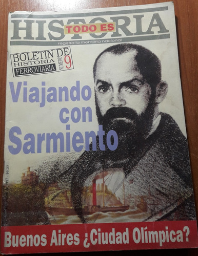 Revista Todo Es Historia N°362  Septiembre De 1997 Sarmiento