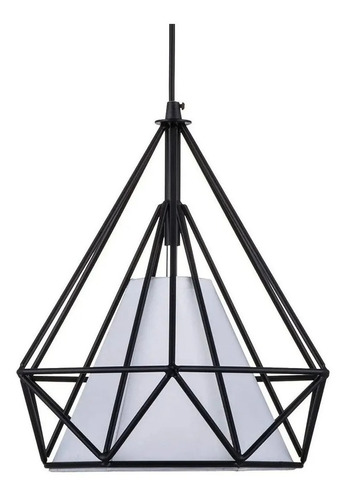 Lámpara Colgante De Techo Metal Diseño Triangulo