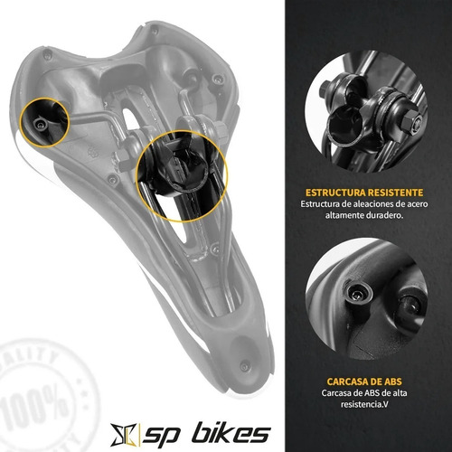 Imagen 5 de 8 de Asiento Para Bicicleta Vzr Prostatico Diseño Innovador