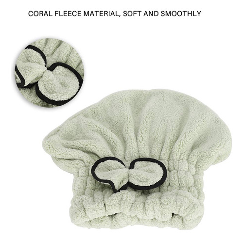 Toallas Para Secar El Cabello, Gorro De Microfibra Para