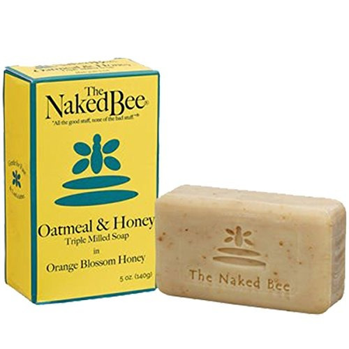 The Naked Bee Oatmeal - Honey Triple Milled Soap, 5 Onzas, O
