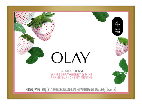 Jabón En Barra Olay De Frutilla Y Menta